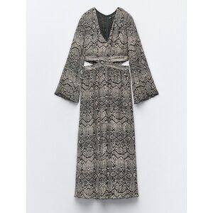 Zara NWT Small cut out dress